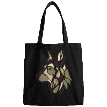 Discover GERMAN SHEPHERD ART PUPPY DOG ANIMALS ART Bags
