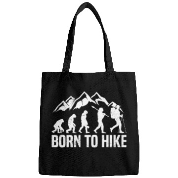 Discover Born to Hike Wanderlust Mountain lover Hiker Bags