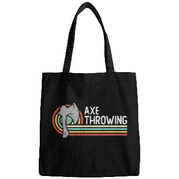 Discover Axe Throwing Retro Woodworking Hatchet Thrower Bags