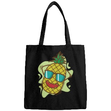 Discover Pineapple chilling on Vacation tropical sweet Frui Bags