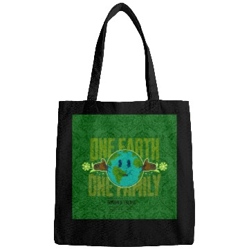 Discover One Earth One Family (Sustainable for earth day) Bags