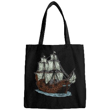 Discover Columbus Day 1492 Ship Bags