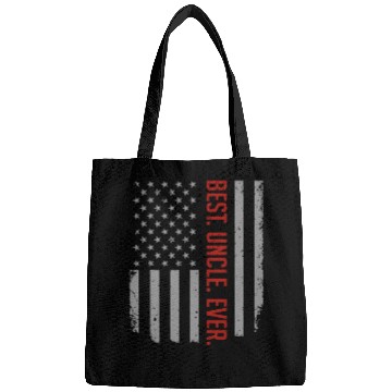 Discover Mens Best Uncle Ever US American Flag Gift For Fat Bags