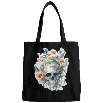 Discover Botanical Skull Design Bags