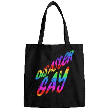 Discover Disaster Gay pride Flag Bags
