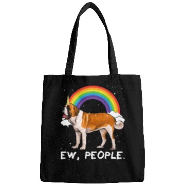 Discover Rainbow St Bernard Ew People Unicorn Dog Bags