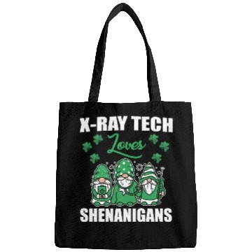 Discover X-Ray Tech Loves Shenanigans St. Patricks Day Bags