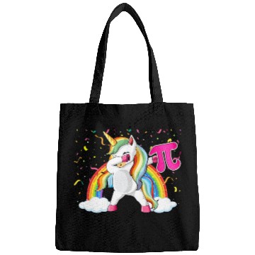 Discover Dabbing Pi Day Unicorn Mathematic Superhero Bags