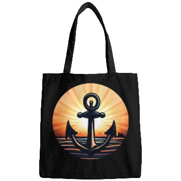 Discover Anchor in the sunset Bags