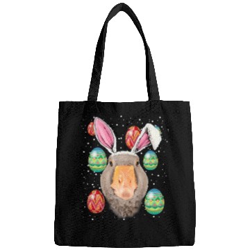 Discover Easter Bunny duck Funny Farmer Easter duck Bags