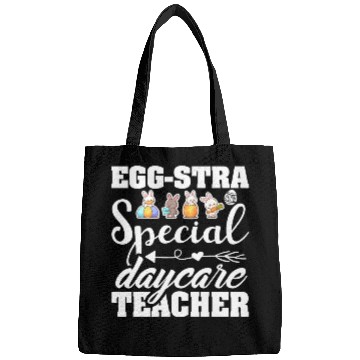 Discover Egg Stra Special Daycare Teacher Easter Bags