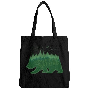 Discover Bear love nature Bags