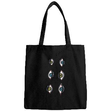 Discover Creepy Weird Eye Garlands Surreal Art Bags