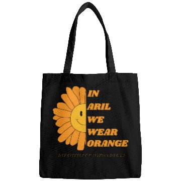 Discover In April We Wear Orange Infertility Awareness Bags