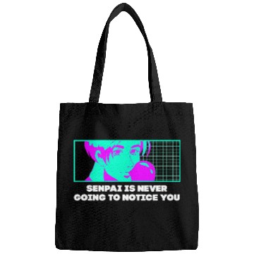 Discover Senpai Is Never Going to Notice You Anime Funny Ma Bags