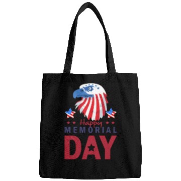 Discover Happy Memorial Day Veterans Brave US Eagle Stars Bags