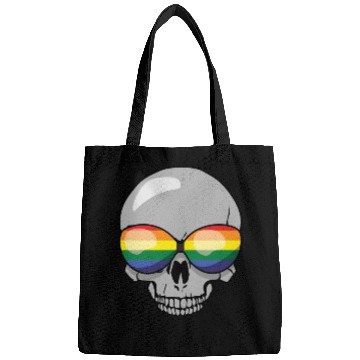 Discover Skeleton Gay LGBTQ Rainbow LGBT Pride Month Bags