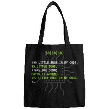 Discover Funny Programmer Coding Debugger Hacker Computer Bags