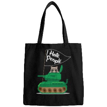 Discover I Hate People Cat Tank Funny I Hate People Bags