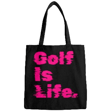 Discover Golf Is Life, Hot Pink, Golfer, I Like Golf Bags