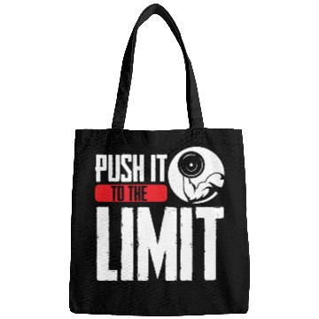 Discover Push It To The Limit Workout Weightlifting Gym Bags