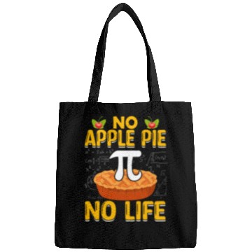 Discover Funny math Pi Day No Apple Pie No Life140 Bags