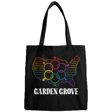 Discover Garden Grove Pride Month Pride Flag LGBT Community Bags