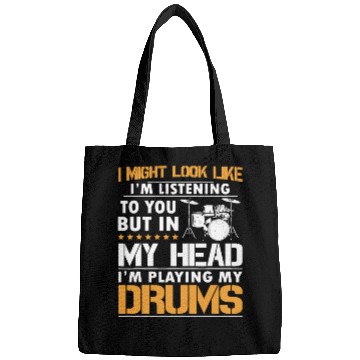 Discover I Might Look Like I'm Listen To You Drummer Bags