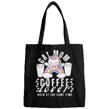Discover Cat Mom Coffee Lover Unicorn Bags