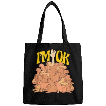 Discover Capybaras I m Ok Funny Capybara Lover Bags