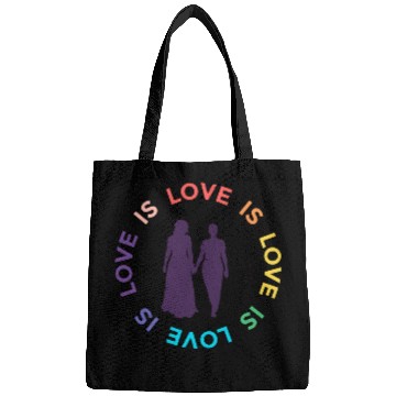 Discover Lesbian Love is love Bags