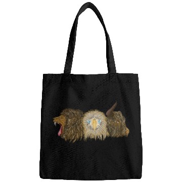 Discover Three wild animals Lion Eagle and Ox Bags