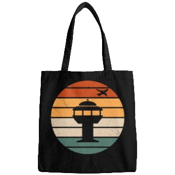 Discover Retro Air Traffic Control Tower Bags