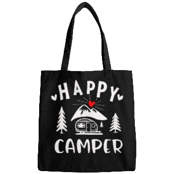Discover Happy Camper, Camping Bags For Women Men Kids