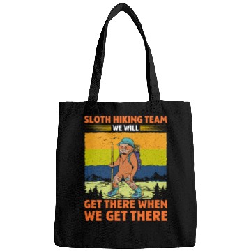 Discover Sloth Hiking Team Wanderlust funny Mountaineer Bags