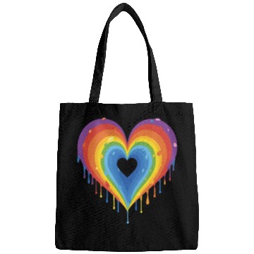 Discover Embrace LGBT Pride: Rainbow Heart, Gay, Lesbian, Bags