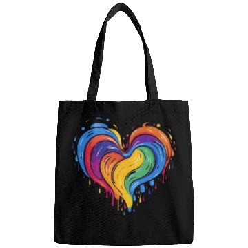 Discover Love is Love: LGBT Rainbow Heart for All Bags