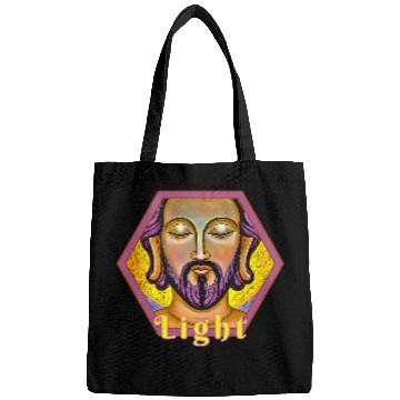 Discover LIGHT Jesus as Buddha Bags