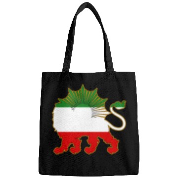 Discover Lion and Sun Flag Bags