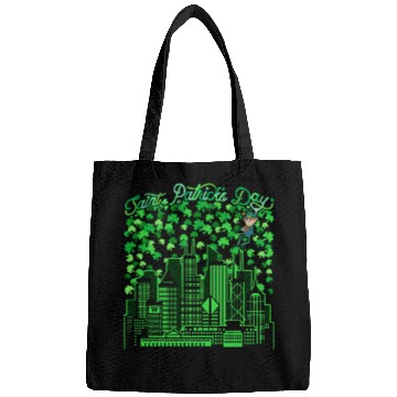 Discover Chicago Illinois Saint Patricks Day Bags
