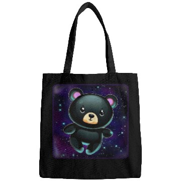 Discover Black Bear In Space Bags