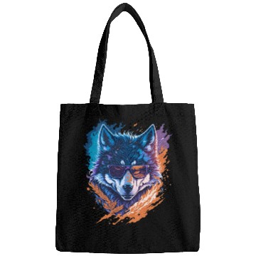 Discover Wolf Wearing Sunglass Bags