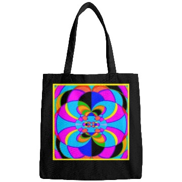 Discover Fresh Colorful Neon Patterns Art Bags