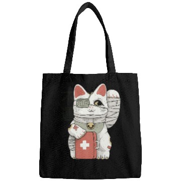 Discover Unlucky White Cat Bags