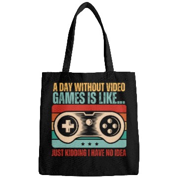 Discover Retro Sunset Video Game Lover Bags