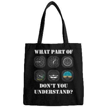 Discover Funny Pilot - Aviation Airline Pilot Instruments Bags