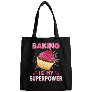 Discover Baking Is My Superpower Delicious Cupcake Baker Bags