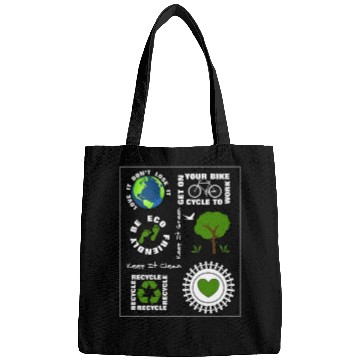 Discover Green Eco Friendly Save Our Planet Earth Bags