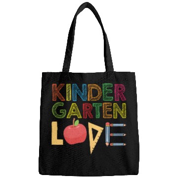 Discover Kindergarten Love Teacher student Classroom Tools Bags