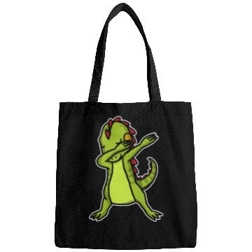 Discover Funny Dabbing Iguana Dab Dance Reptile Lover Bags